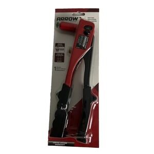 Arrow‎ One-Handed Swivel Riveter Tool RT100M Molded Grip 100% Steel Red E25